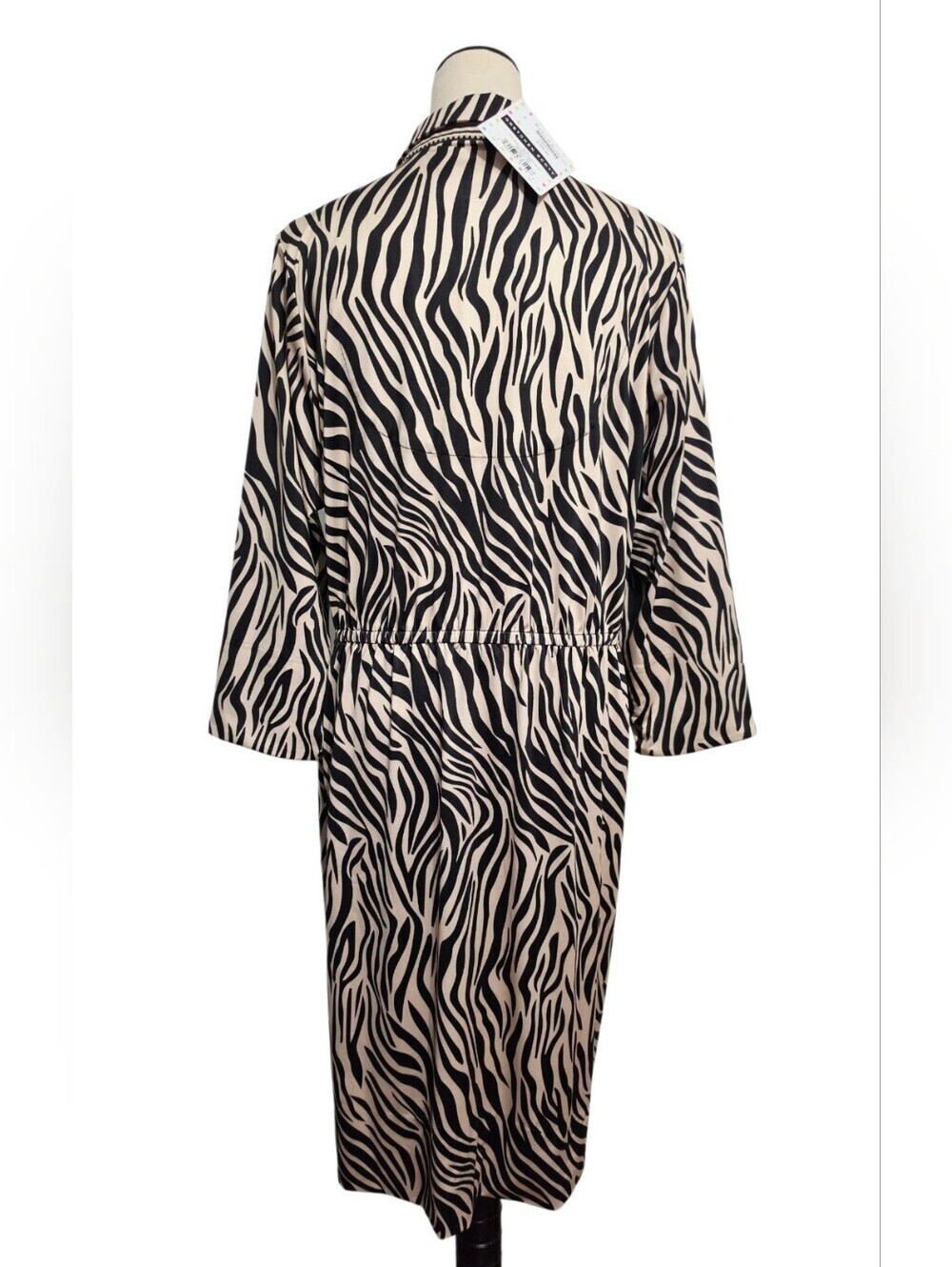 NEW Gretchen Scott Twist & Shout Dress XXL Goddess Zebra Animal Print Plus Size - Picture 7 of 16